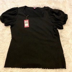 NWT Vince Camuto puff sleeve top - large